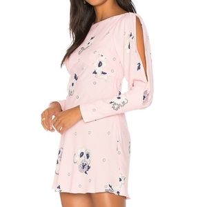 Free People Pink Floral Dress Size 6